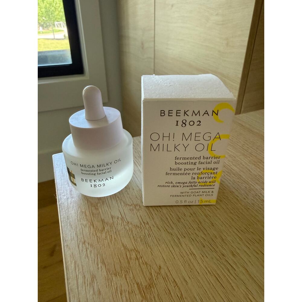 $29 New Beekman 1802 OH! Mega Milky Oil Fermented Barrier Boosting Facial Oil - Picture 2 of 7